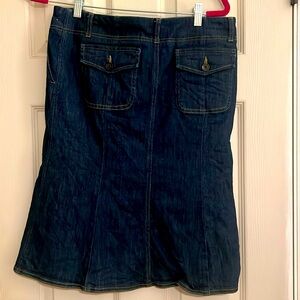 Theory 8 denim  skirt